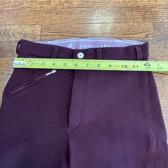 EuroStar brand riding breeches - size XXS - purple - Picture 5 of 10